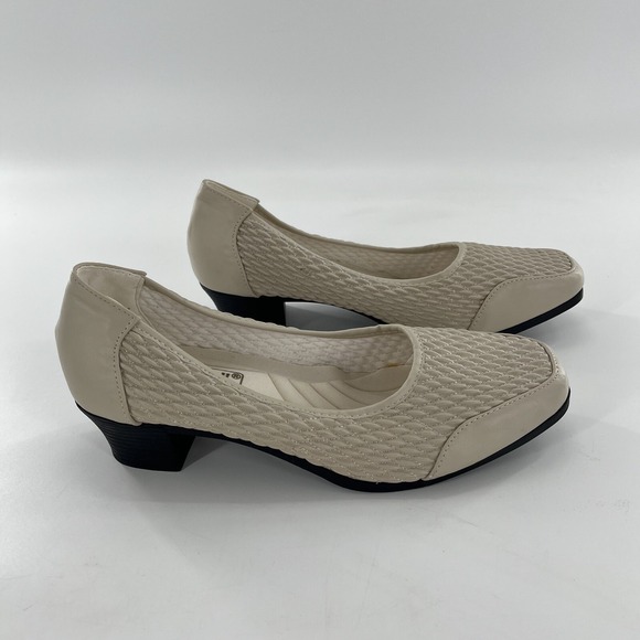Comfort Well Beacon Stretch N Form Slip On Shoes 8.5M Nude Beige Low Heel Pump - Picture 10 of 15